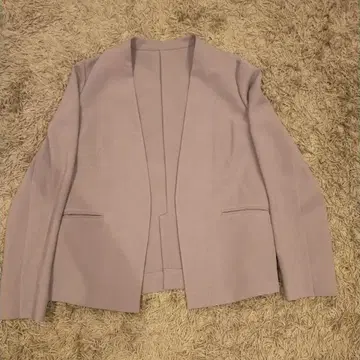 UNITED ARROWS 옅은 그레이 테일러드 자켓 40 노카라