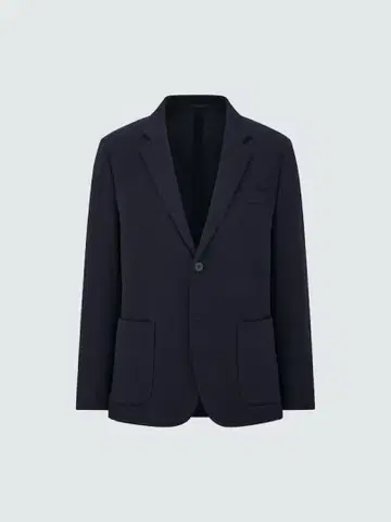 새상품급 유니클로 컴포트 2B 자켓 소매 길이 기장 짧음 네이비 L