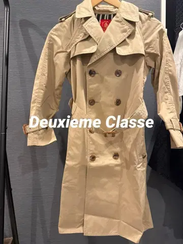 [ 새상품급 ] Deuxieme Classe 갸바 트렌치코트 베이지 32