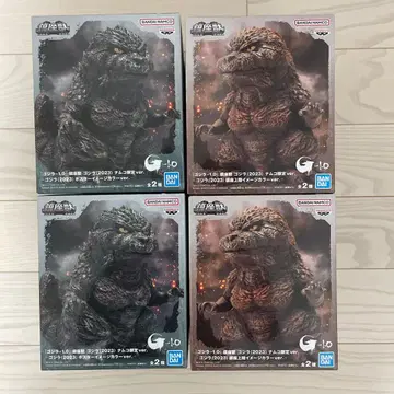 진좌수 고질라(2023) 남코 한정판 4체(AB 컬러) 세트