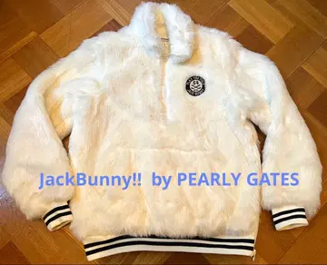 Jack Bunny!! 화이트 퍼 자켓 사이즈 1