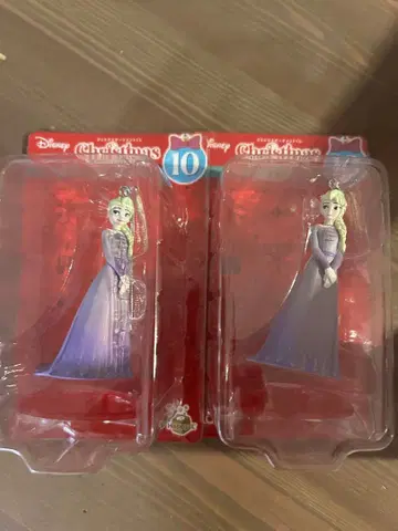 해피 복권 디즈니 오너먼트 엘사 2개 세트 새상품