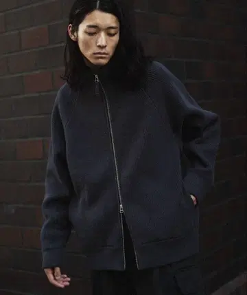 HEAVY WEIGHT DRIVERS KNIT 차콜