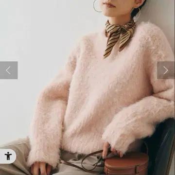 [ 새상품급 ] Whim Gazette 믹스얀 크루넥 니트 풀오버