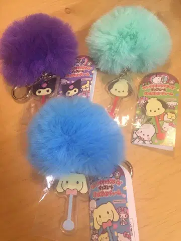 산리오 캐릭터즈 초콜릿 퍼퍼 참 3세트