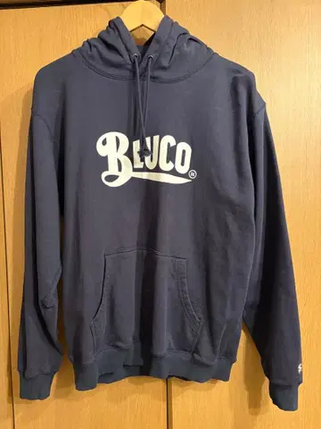 BLUCO 네이비 후드티 부루코