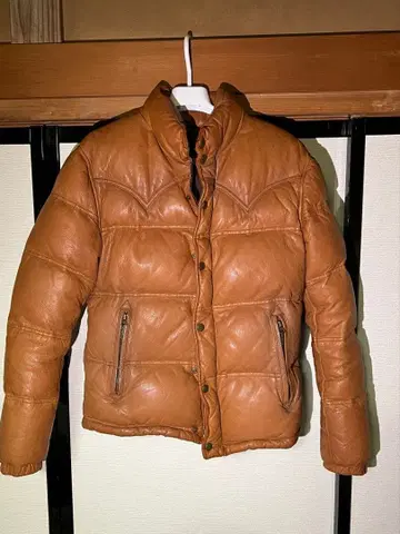 JACKROSE ANTIQUE 가죽 다운 자켓 천연 가죽