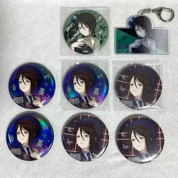 뱅드림 야시오 루이 캔뱃지 아크릴 키링 (8점 세트)