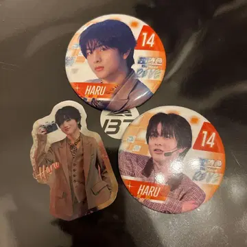 초특급 하루 The Movie RE:VE 캔 배지 스티커 세트