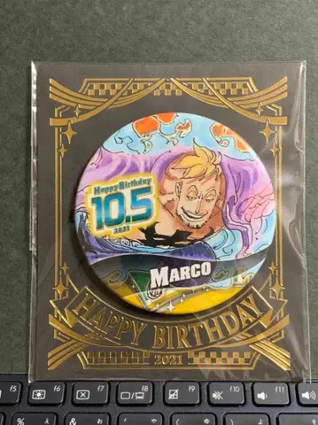 원피스 2021년 마르코 점프 벌스데이 캔뱃지 무기와라 스토어