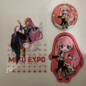 MIKU EXPO ASIA 2025 응원봉 시트 스티커 캔뱃지