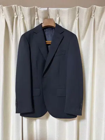 CHRISTIAN ORANI 네이비 테일러드 자켓