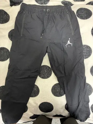 조던 블랙 나일론 팬츠