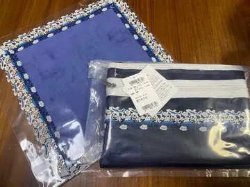 [기내 인터넷 한정 판매 컬러] 긴자와 레이스 ANA 손수건 & 파우치