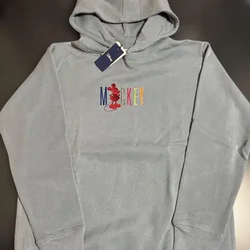 Disney 미키마우스 컬러풀 자수 속기모 후드티 트레이닝복