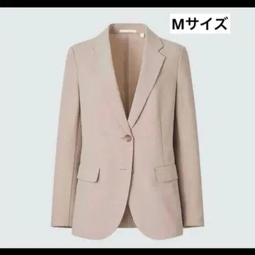 유니클로 감동 자켓 (릴랙스 핏) M 사이즈 베이지