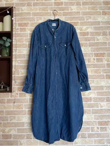 Lee 데님 롱 원피스 겉옷으로도