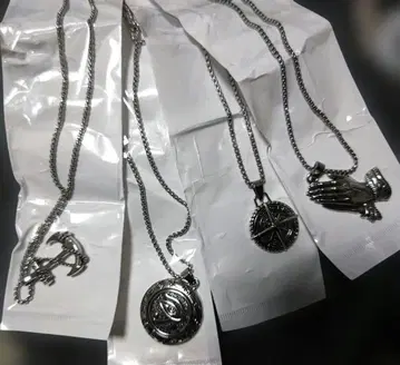 남성용 목걸이 4세트