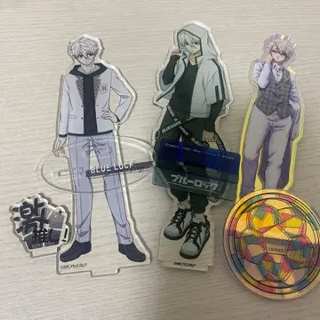 블루 록 아크릴 스탠드 3개 세트