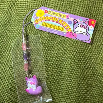 초레어 지역 한정 키티 홋카이도 한정 라벤더 키타키츠네 끈 스트랩