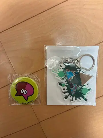 스플래툰3 타코산T 특전 캔뱃지 페스티벌 젤다 키링 용기