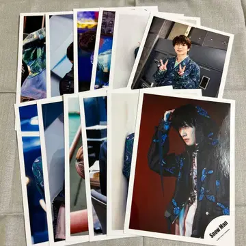 SnowMan 후카사와 타츠야 공식 사진 12장 세트