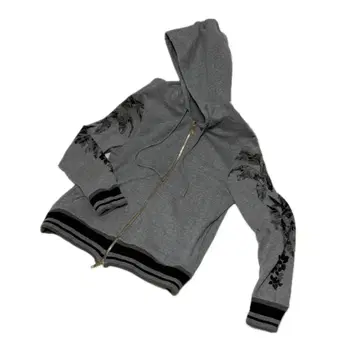 ETRO 더블 지퍼 후드티