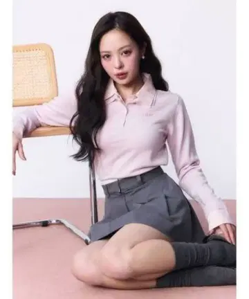 더블 컬러 디자인 니트 eimy istoire