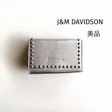 컨디션 최상 [ J&M DAVIDSON ] 실버 3단 폴더형 지갑