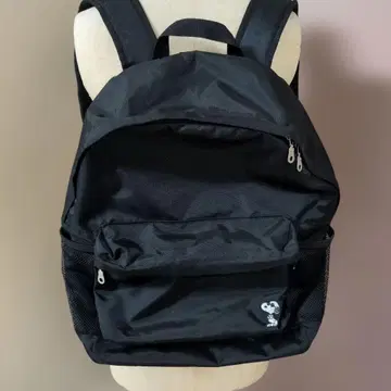 스누피 블랙 나일론 백팩