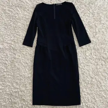 FOXEY 블랙 롱 원피스 긴팔