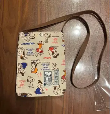 이치자와 신사부로 캔버스 스누피 숄더백