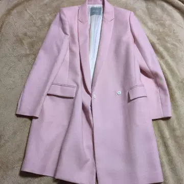 23구 lab 핑크 롱 코트 사이즈 38