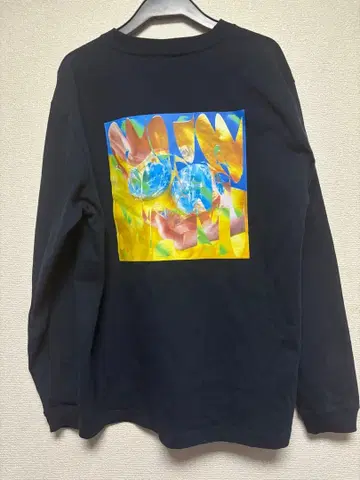 나카무라 카호 긴팔 T셔츠 네이비 컬러 여성용 L 사이즈