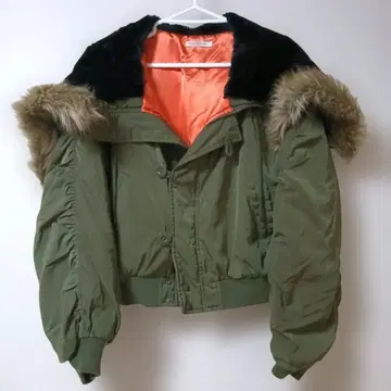 00s y2k 헤이세이 숏 기장 플라이트 자켓 MA-1 N