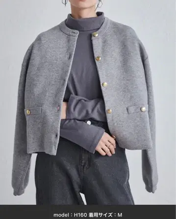 새상품급 골드톤 버튼 니트 가디건