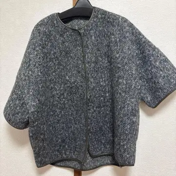 CYNICAL 노카라 자켓 그레이