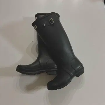 HUNTER 블랙 레인부츠 23cm