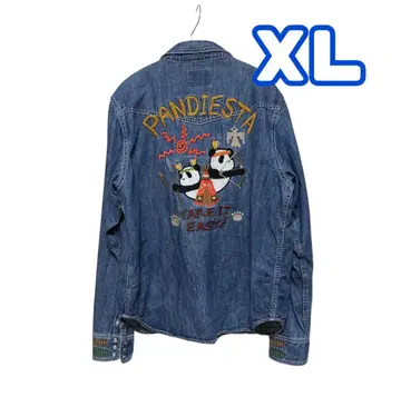 [ PANDIESTA JAPAN ] 데님 셔츠 XL 웨스턴