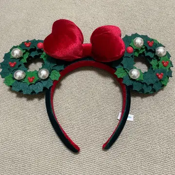 디즈니 크리스마스 리스 머리띠