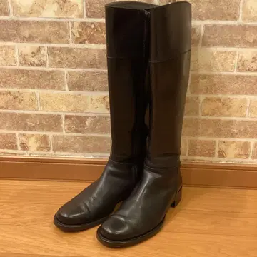 마가렛호웰 롱 부츠 가죽 블랙 로우힐 22