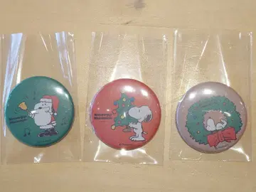 스누피 뮤지엄 2025 크리스마스 캔뱃지 세트