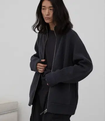 HEAVY WEIGHT DRIVERS KNIT 차콜