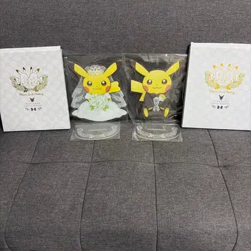 피카츄 웨딩 아크릴 스탠드 2개 세트 웰컴 패널