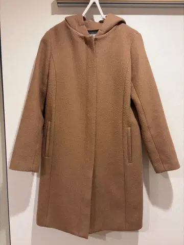 OPAQUE.CLIP 후드 부착 롱 코트