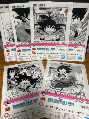 제일복권 DRAGON BALL 40th G상 클리어 파일 세트
