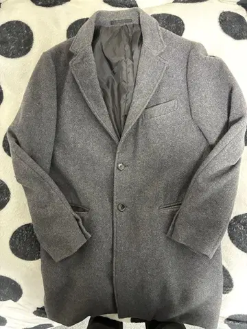 JUNRED 그레이 체스터 코트 M 사이즈