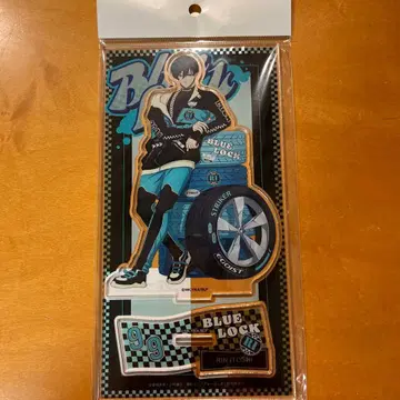 이토시 린 레이싱 스타일 아크릴 스탠드 블루 록