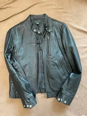 CIAOPANIC 블랙 가죽 싱글 라이더 자켓