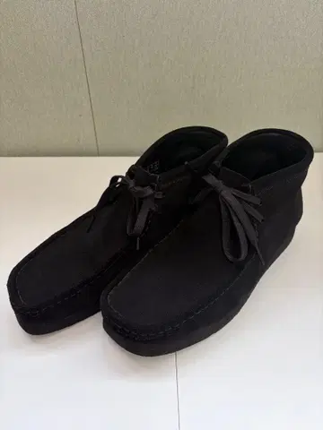 클락스 왈라비 로브 부츠 블랙 26cn